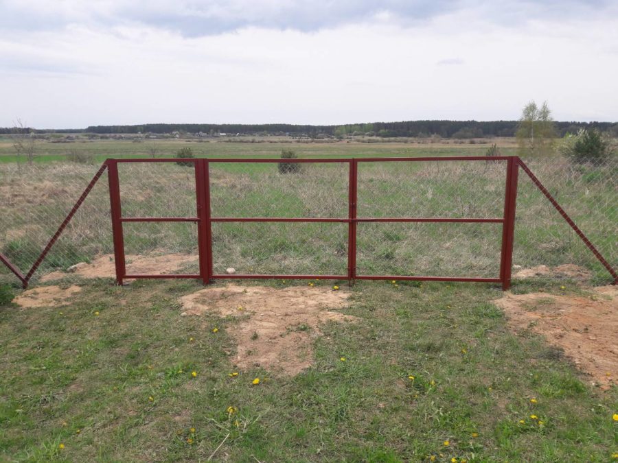 Забор из сетки рабицы 280м с воротами и калиткой фото6 в Сочи