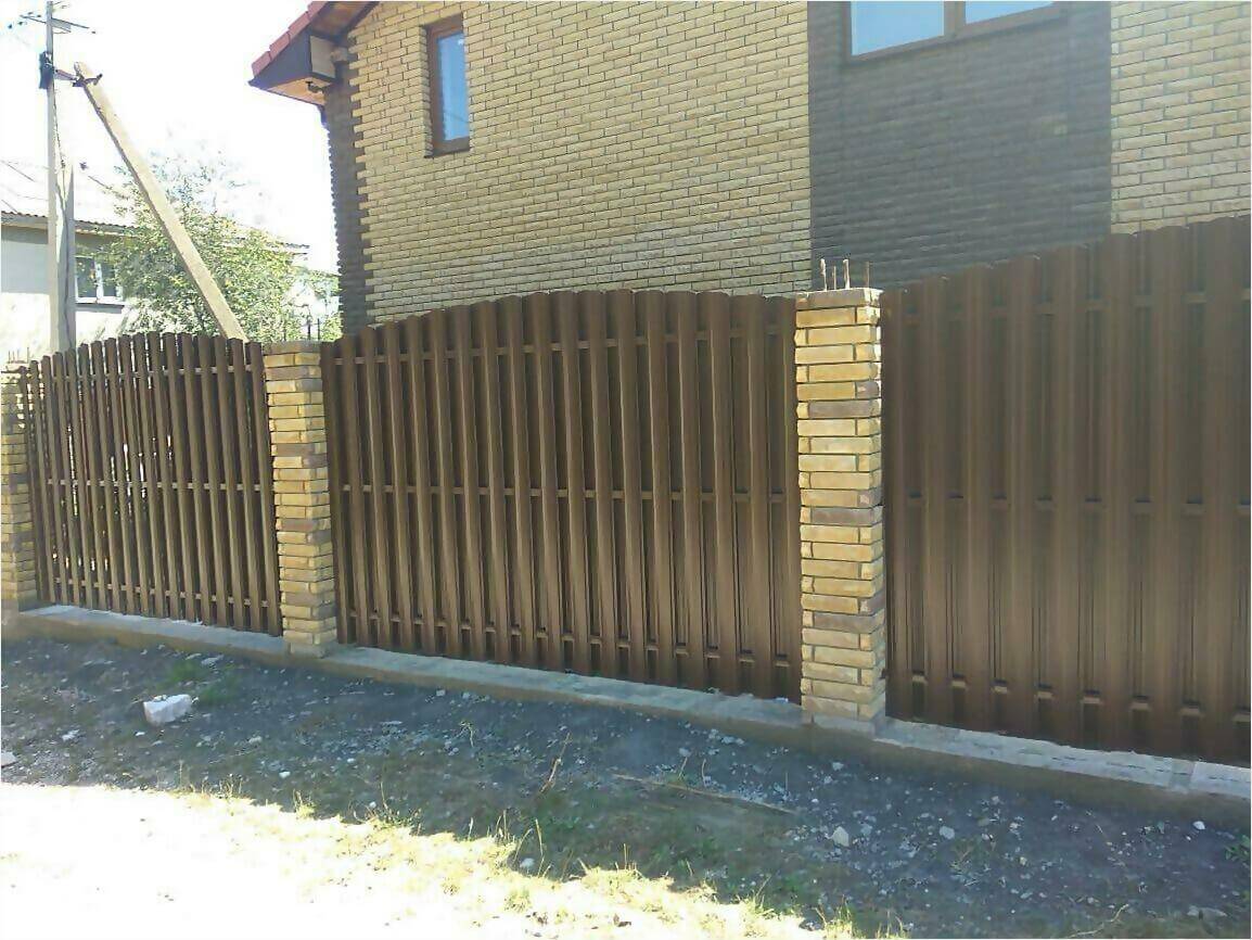 забор из штакетника 110м фото5 в Сочи