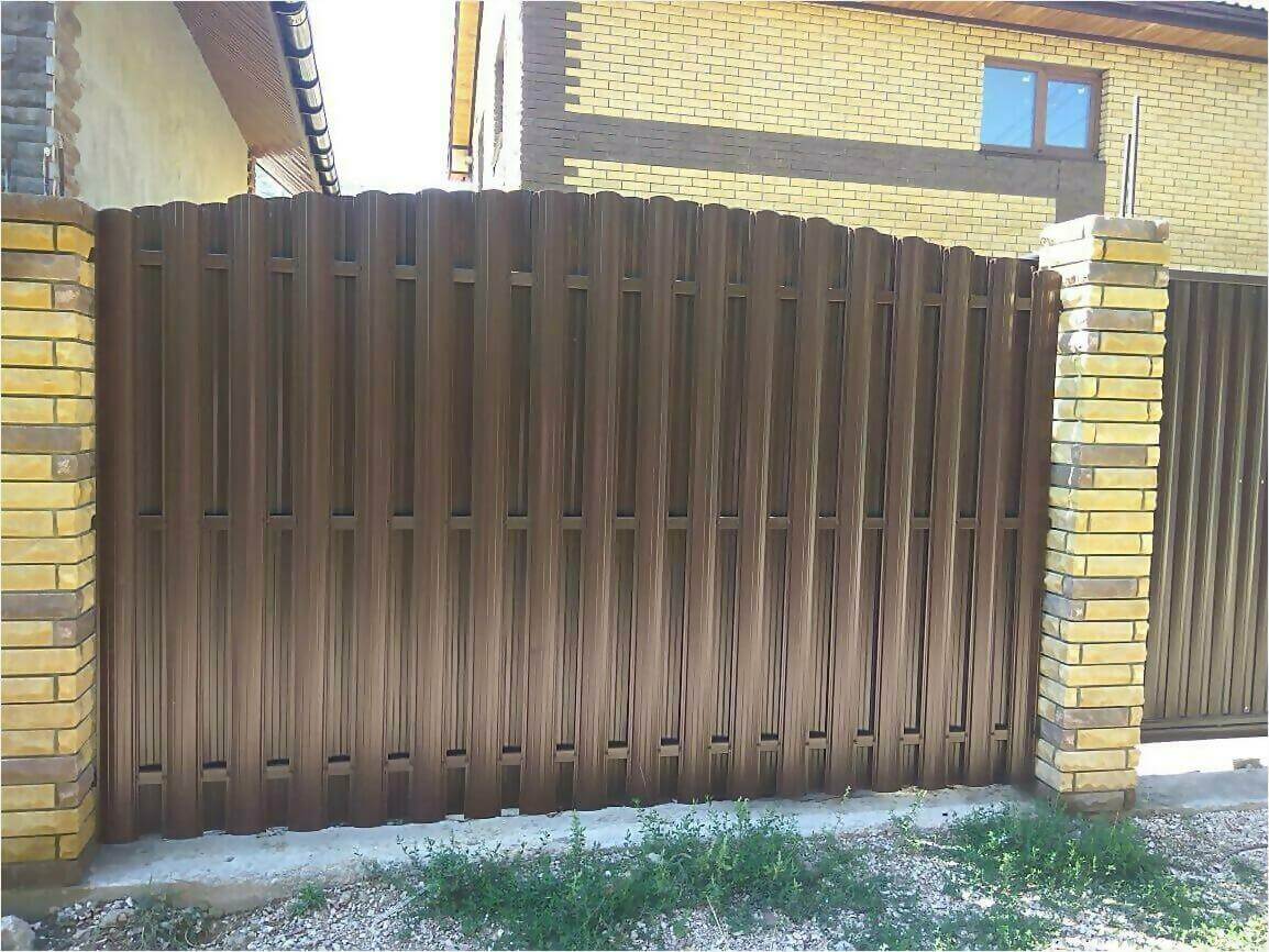 забор из штакетника 110м фото4 в Сочи