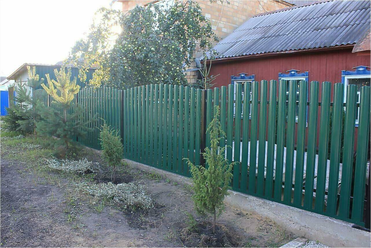 Забор из штакетника 60м фото3 в Сочи