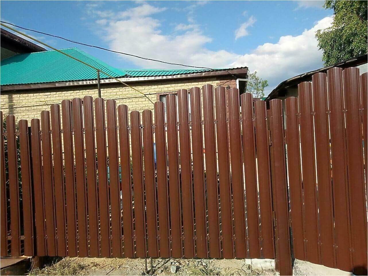 забор-ранчо из штакетника 70м фото3 в Сочи