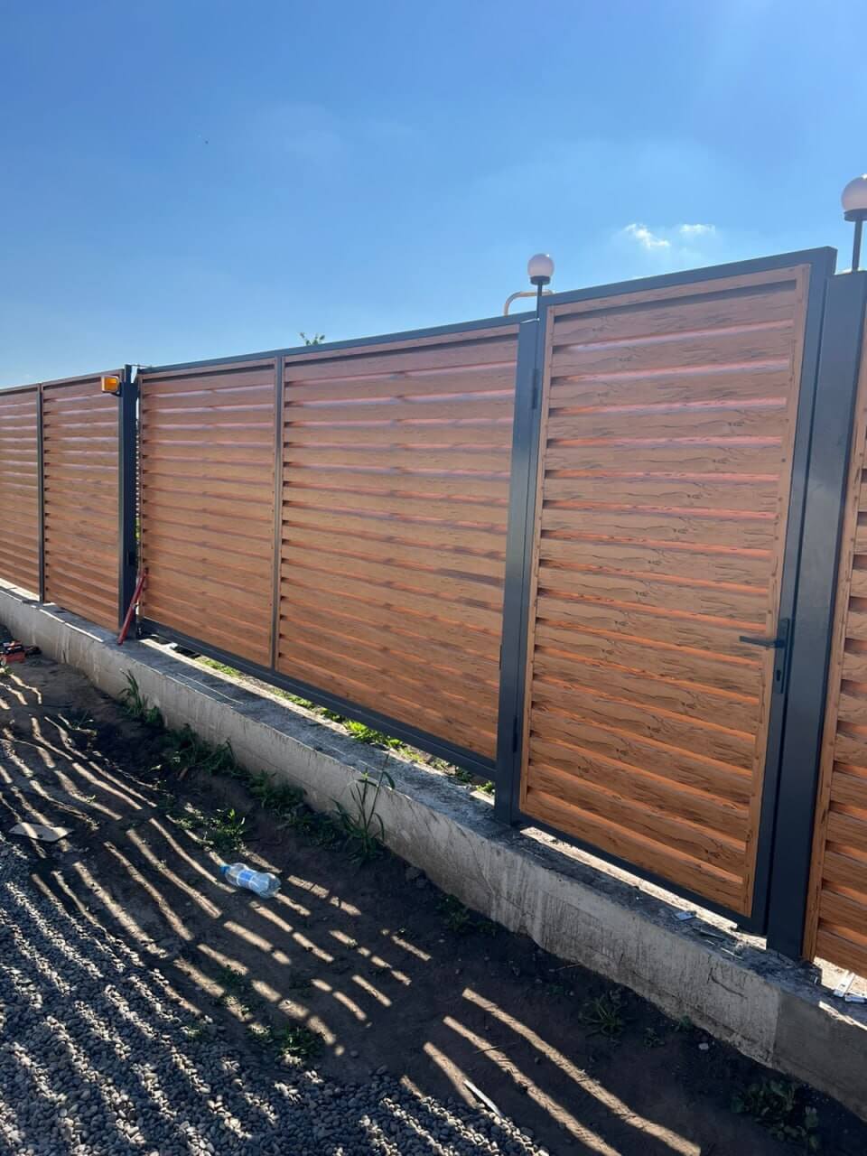 Забор-жалюзи из ламелей Хай-Тек 57м Кипарис 2xPrintech двусторонний в Сочи