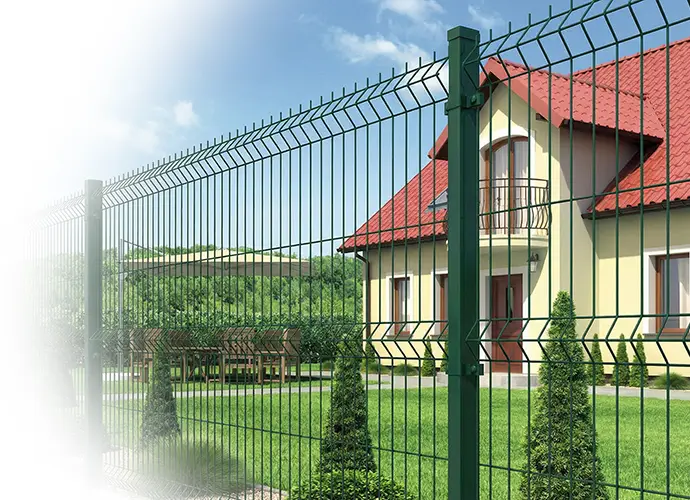 Забор из 3D сетки гиттер в Сочи с установкой под ключ